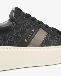 Sneakers Donna in Pelle, Materiale Tecnico e Suede