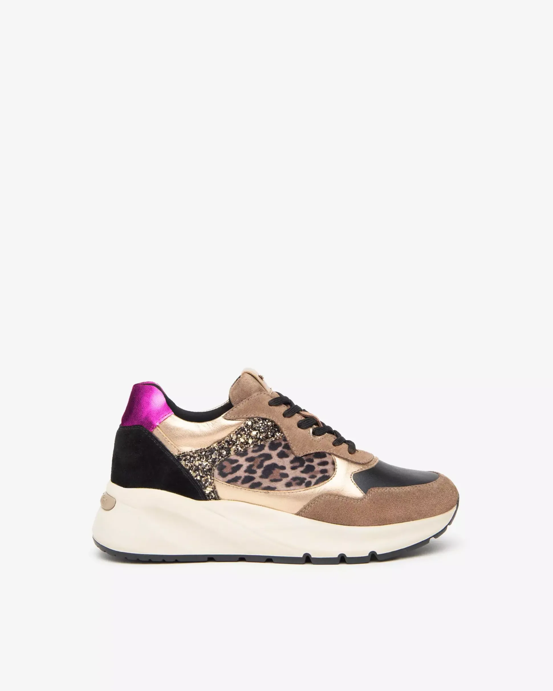 Sneakers Donna in Pelle, Suede e Materiale Tecnico