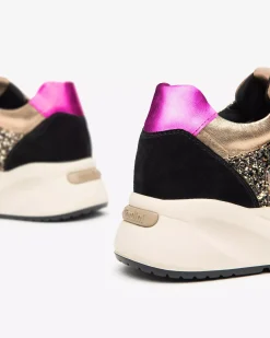 Sneakers Donna in Pelle, Suede e Materiale Tecnico