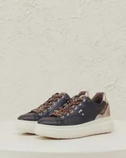 Sneakers Donna in Pelle, Suede e Materiale Tecnico
