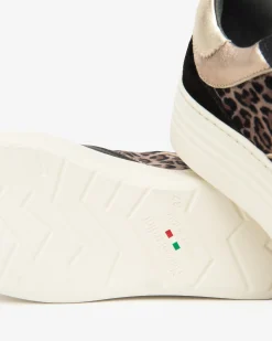 Sneakers Donna in Pelle, Suede e Materiale Tecnico
