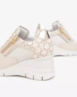 Sneakers Donna in Pelle, Tela e Materiale Tecnico