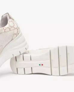 Sneakers Donna in Pelle, Tela e Materiale Tecnico
