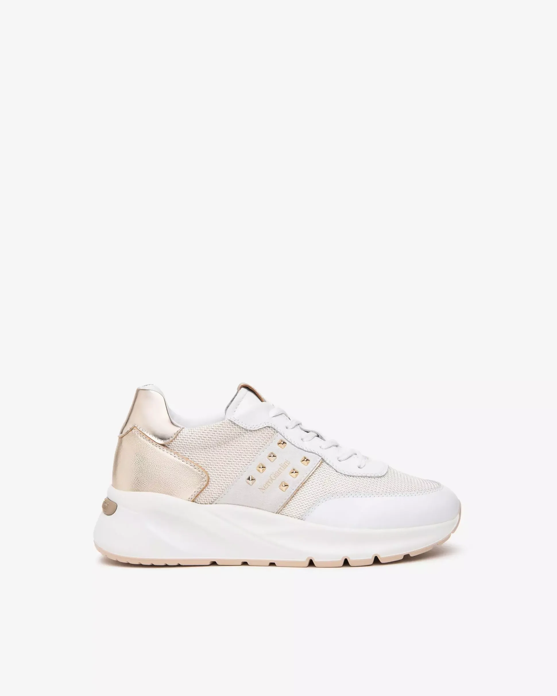 Sneakers Donna in Pelle, Tela e Materiale Tecnico