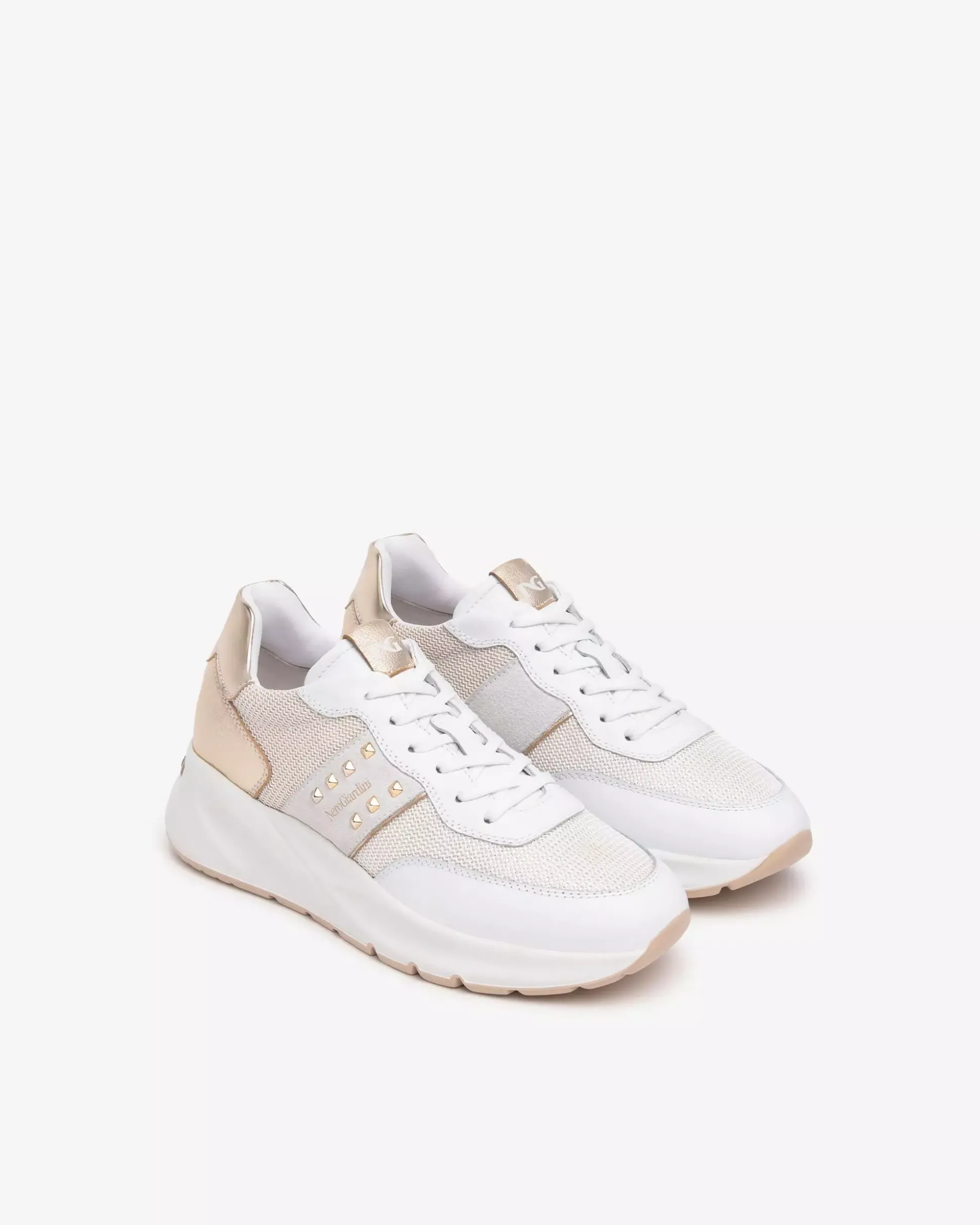 Sneakers Donna in Pelle, Tela e Materiale Tecnico