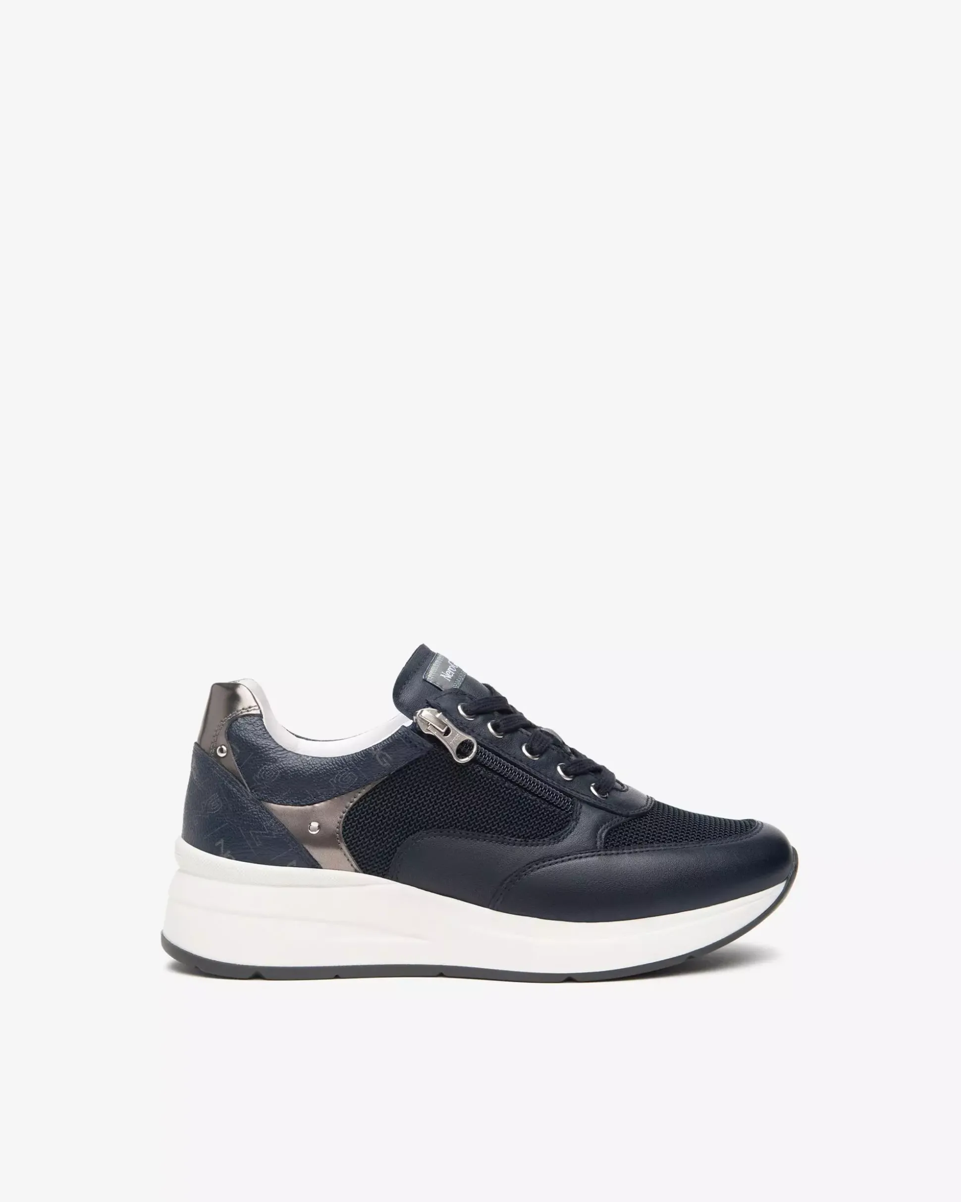 Sneakers Donna in Pelle, Tela e Materiale Tecnico