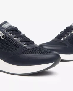 Sneakers Donna in Pelle, Tela e Materiale Tecnico