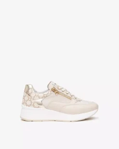 Sneakers Donna in Pelle, Tela e Materiale Tecnico