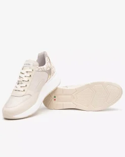 Sneakers Donna in Pelle, Tela e Materiale Tecnico
