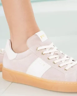 Sneakers Donna in Suede e Pelle