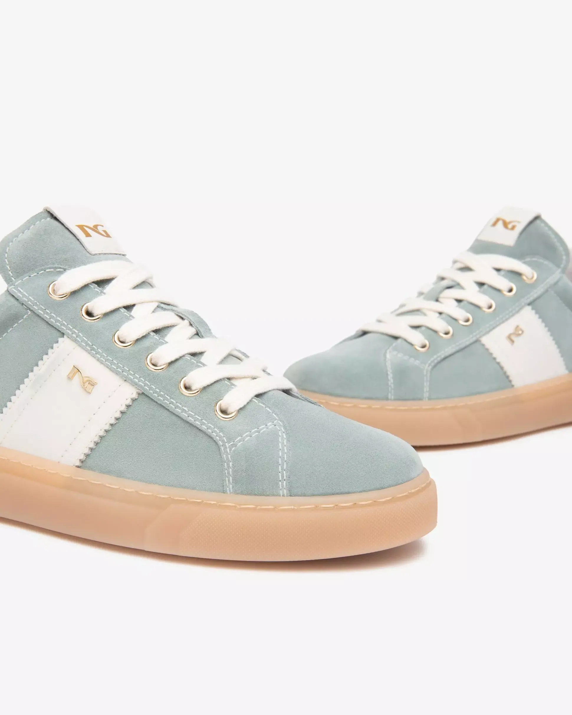 Sneakers Donna in Suede e Pelle