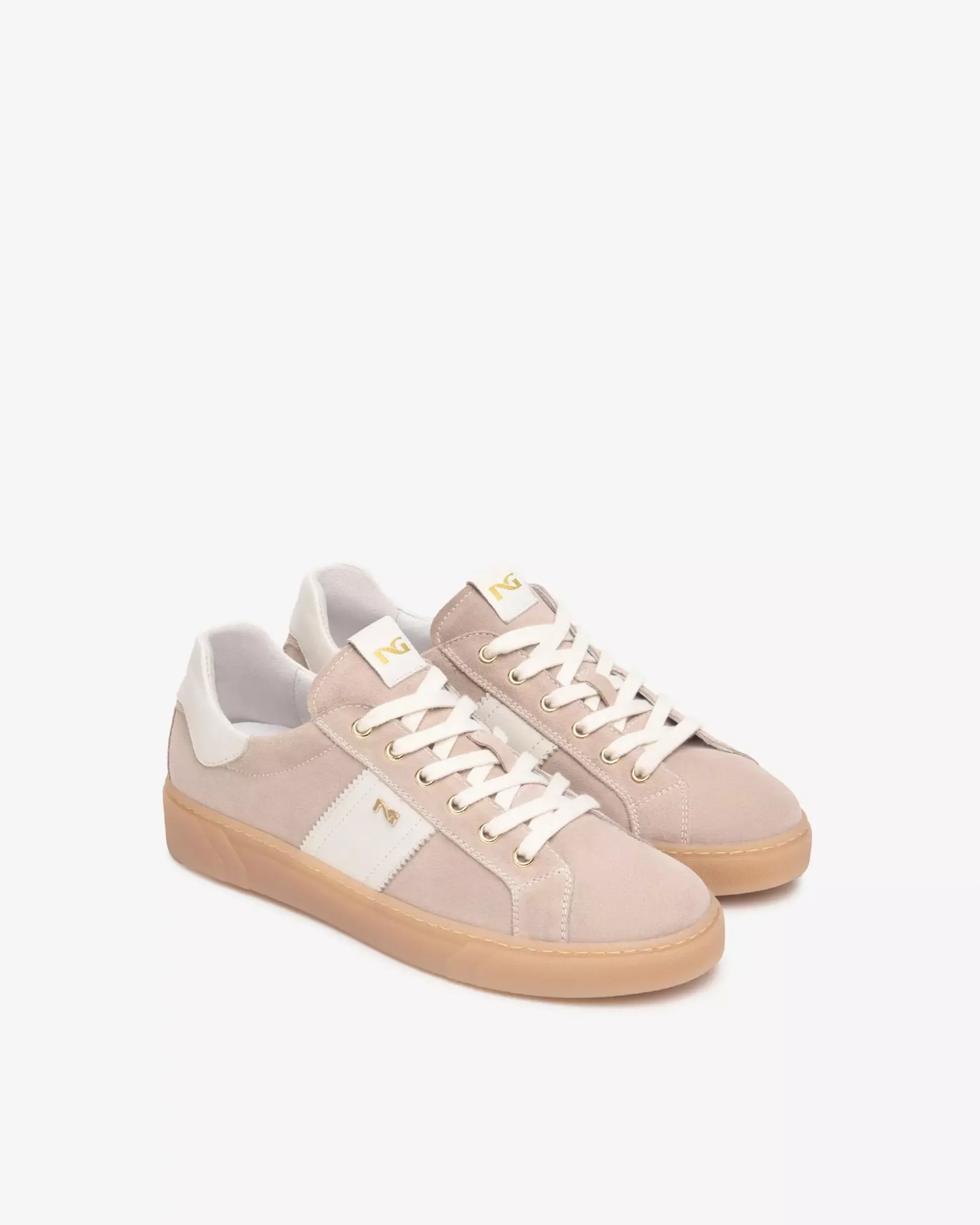 Sneakers Donna in Suede e Pelle