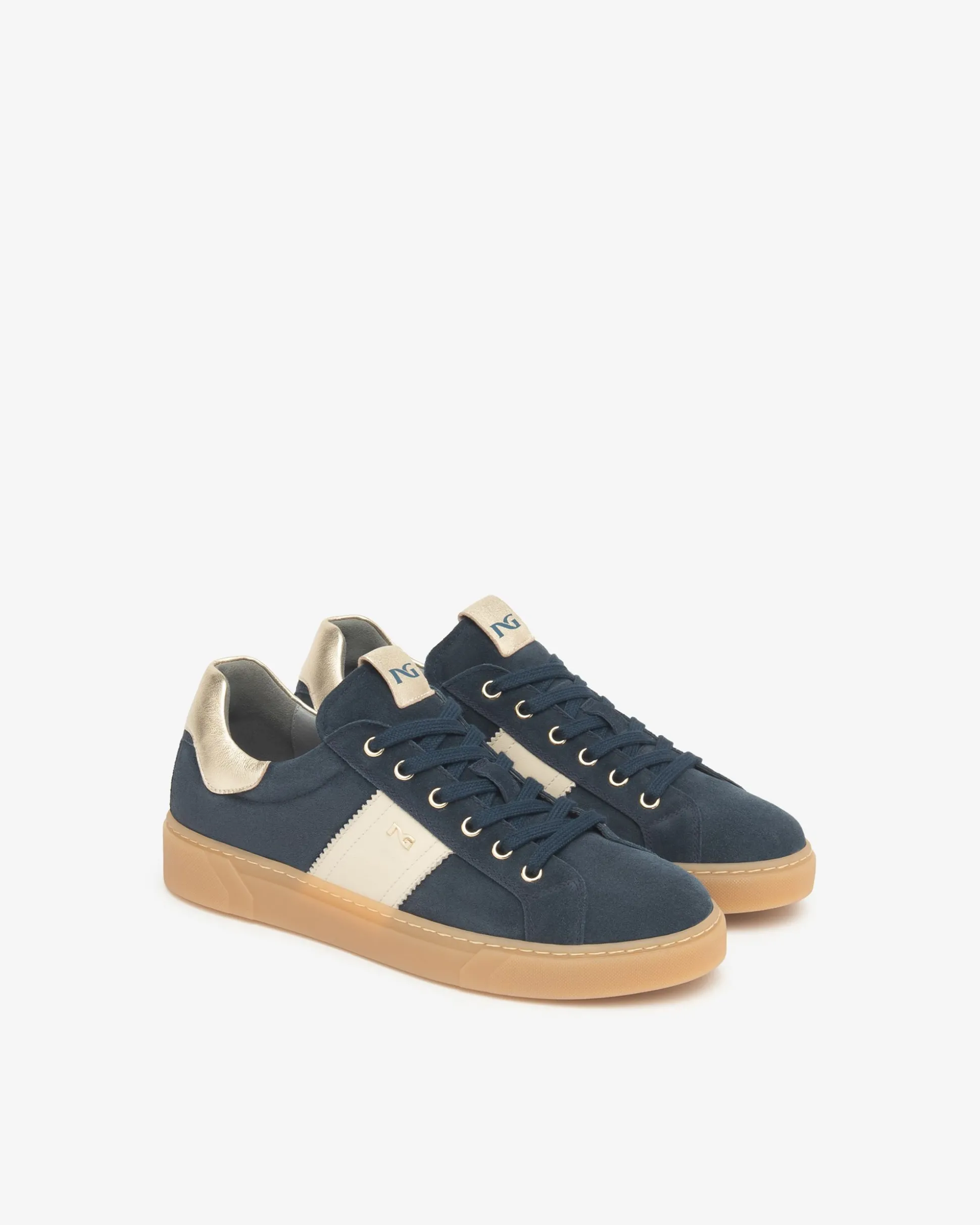 Sneakers Donna in Suede e Pelle