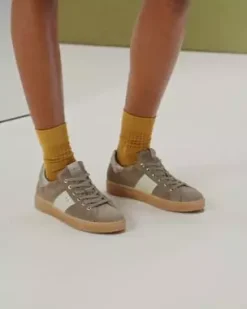 Sneakers Donna in Suede e Pelle