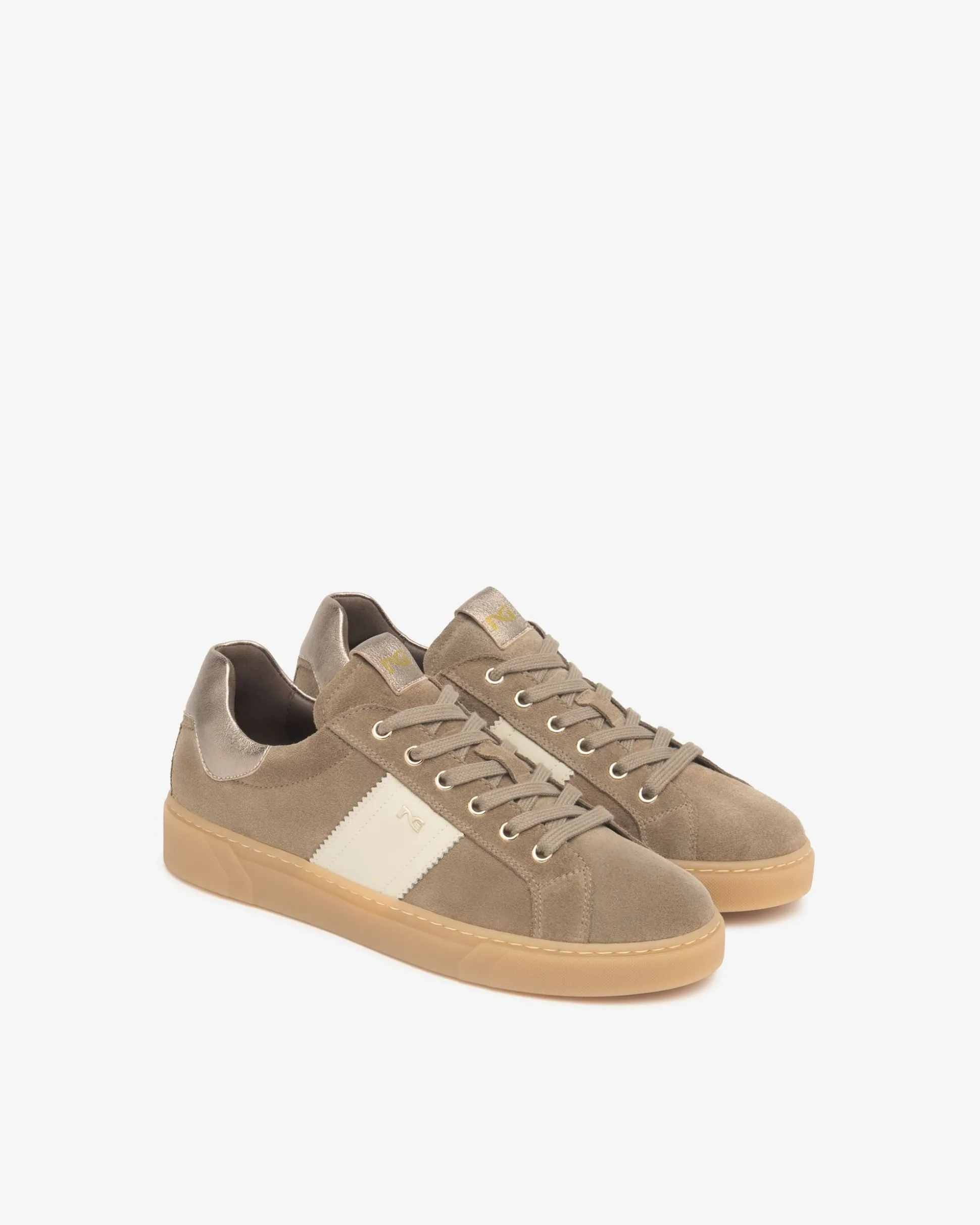 Sneakers Donna in Suede e Pelle