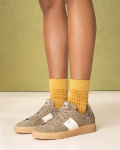Sneakers Donna in Suede e Pelle
