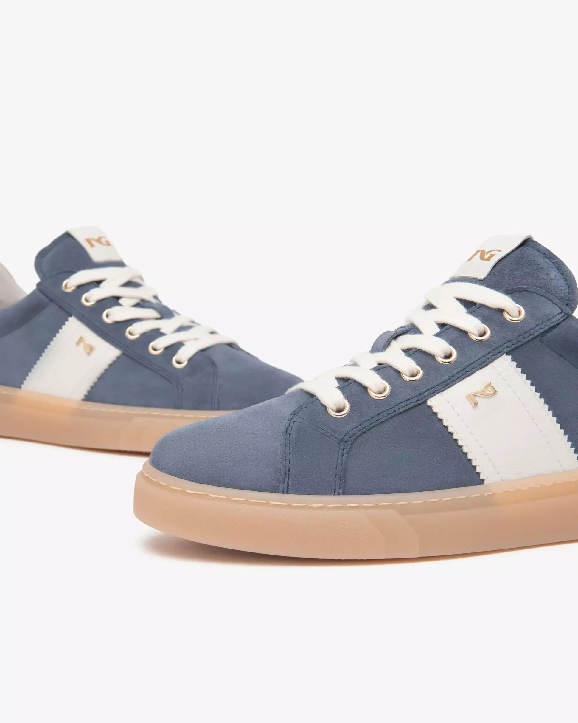 Sneakers Donna in Suede e Pelle