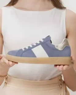 Sneakers Donna in Suede e Pelle