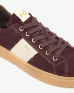 Sneakers Donna in Suede e Pelle