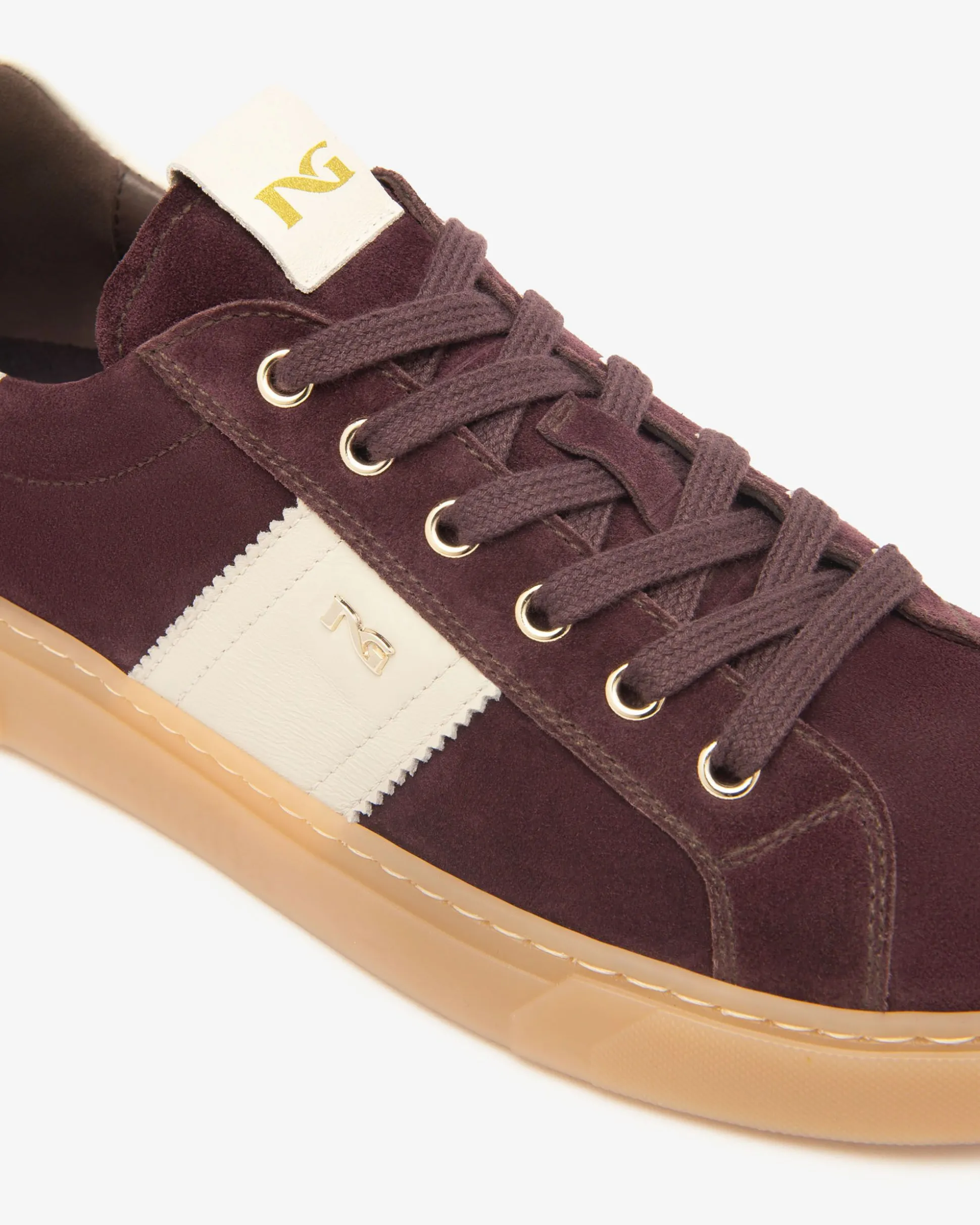 Sneakers Donna in Suede e Pelle