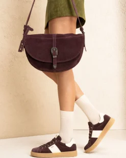 Sneakers Donna in Suede e Pelle