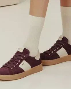 Sneakers Donna in Suede e Pelle