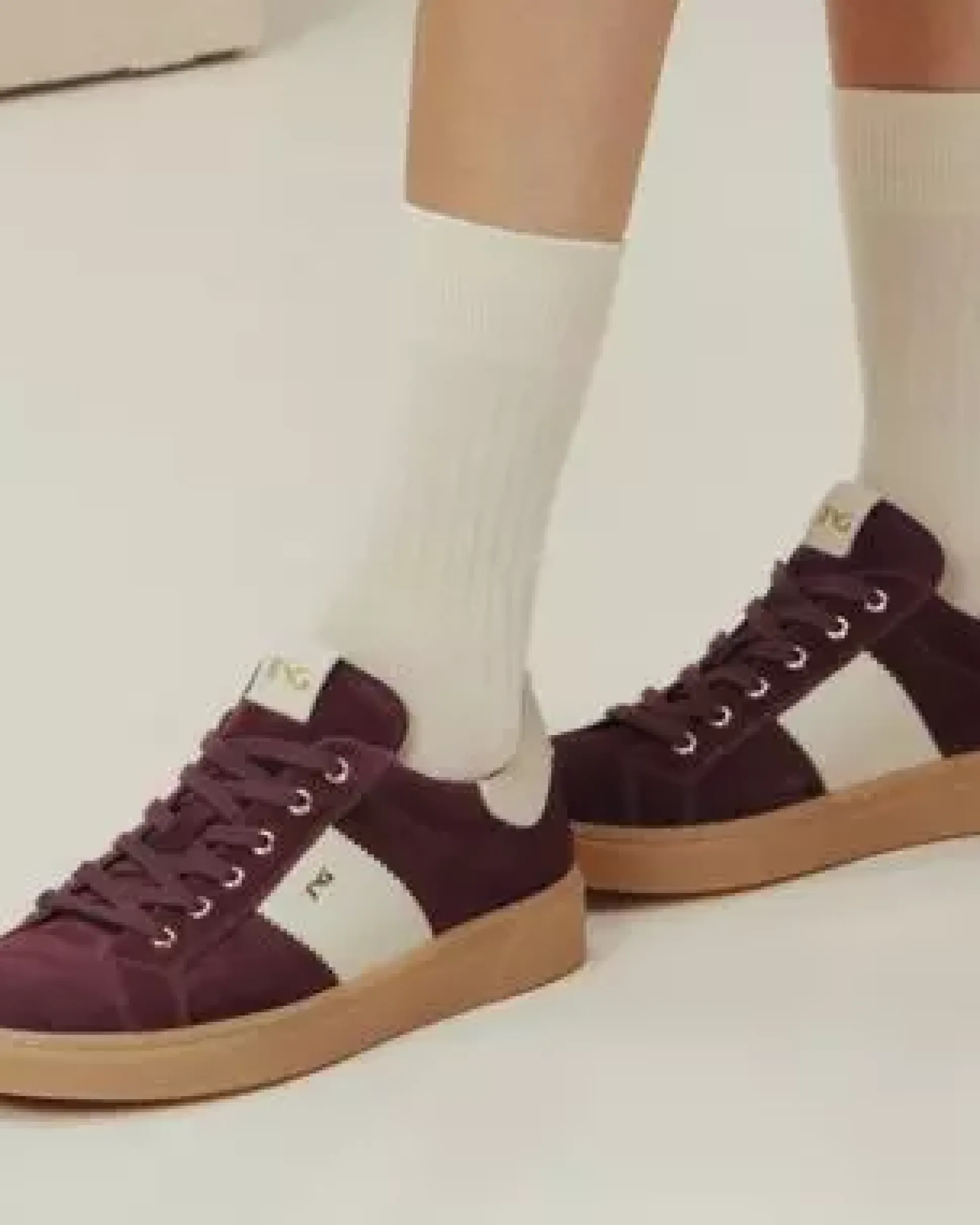Sneakers Donna in Suede e Pelle