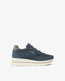 Sneakers Donna in Suede e Materiale Tecnico