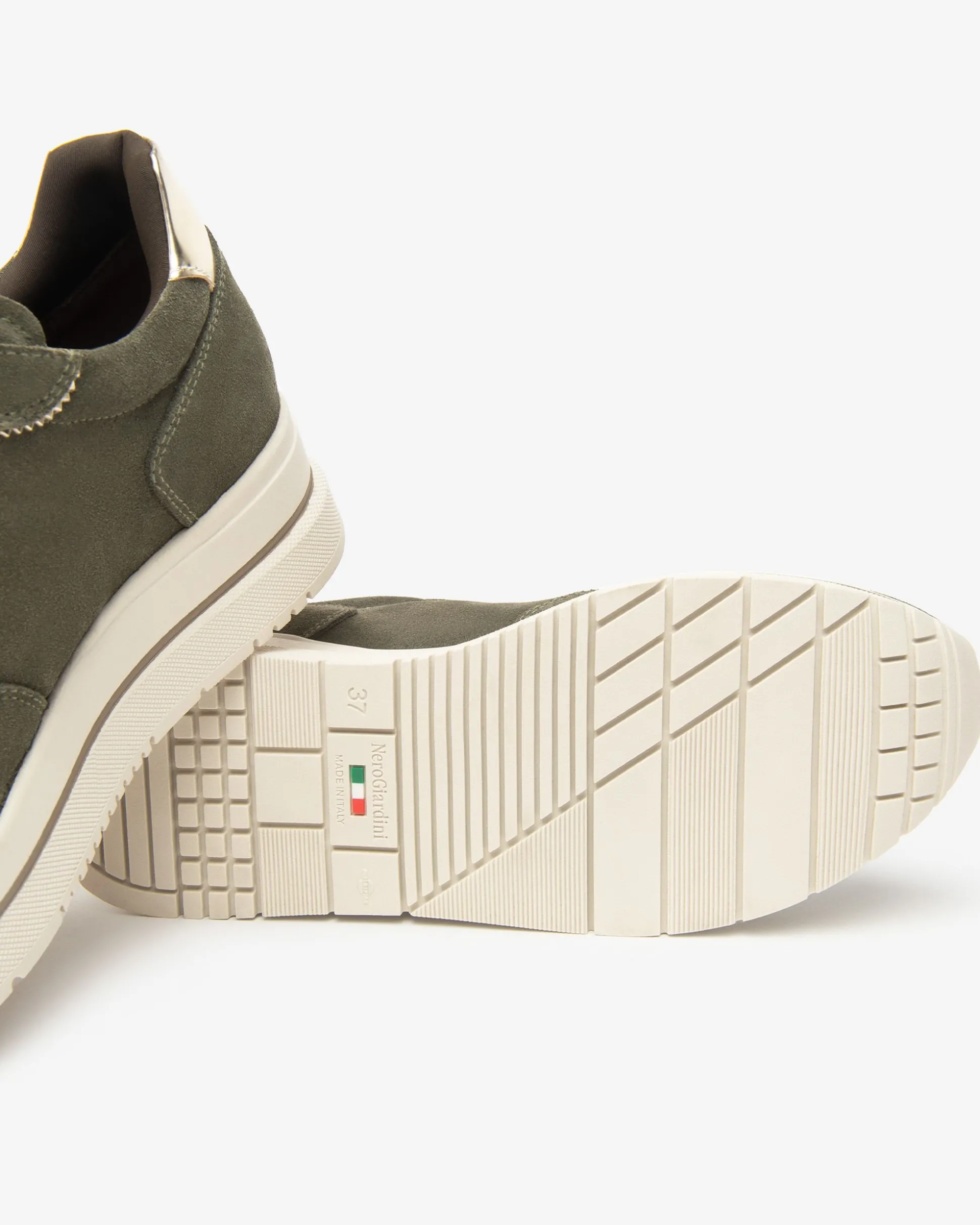 Sneakers Donna in Suede e Materiale Tecnico