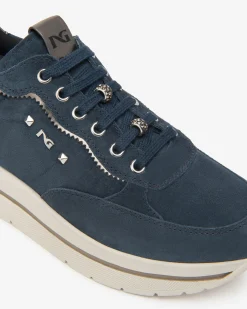 Sneakers Donna in Suede e Materiale Tecnico