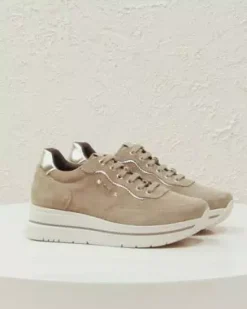 Sneakers Donna in Suede e Materiale Tecnico