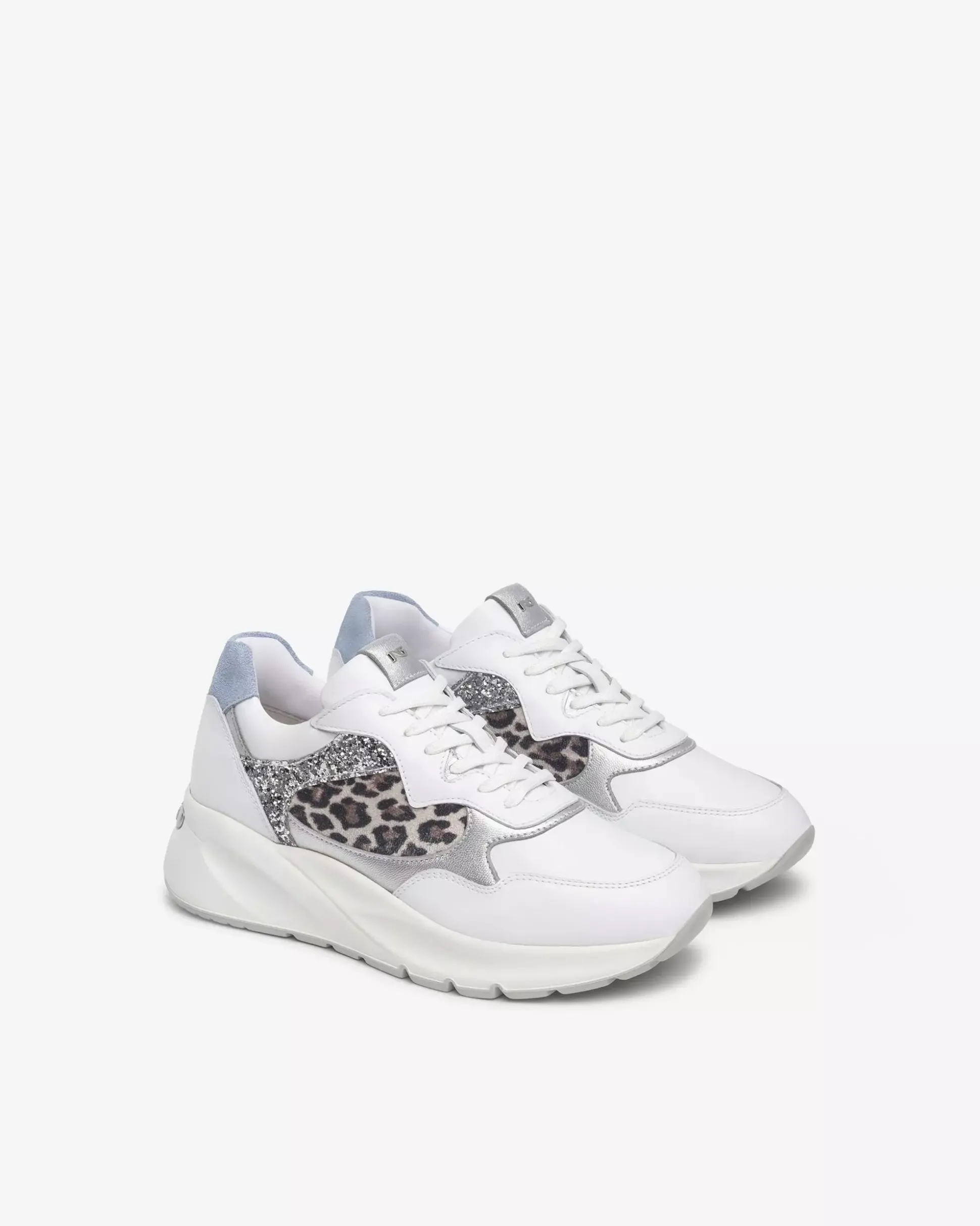 Sneakers Donna in Suede, Pelle e Materiale Tecnico