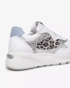 Sneakers Donna in Suede, Pelle e Materiale Tecnico
