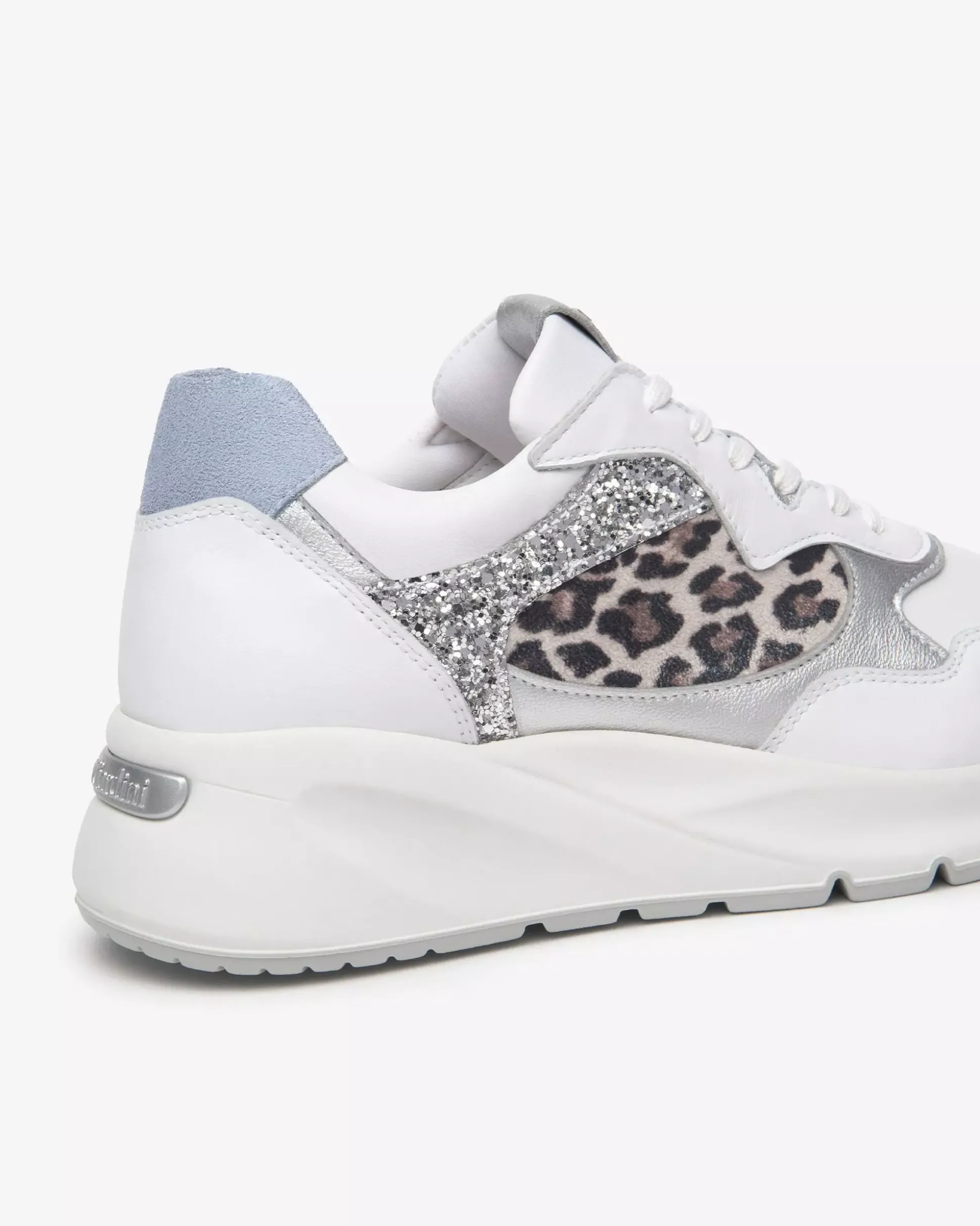 Sneakers Donna in Suede, Pelle e Materiale Tecnico