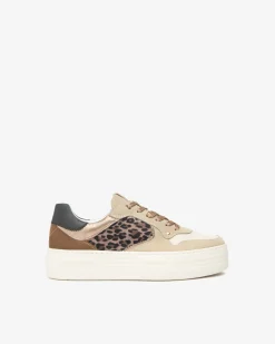 Sneakers Donna in Suede, Pelle e Materiale Tecnico