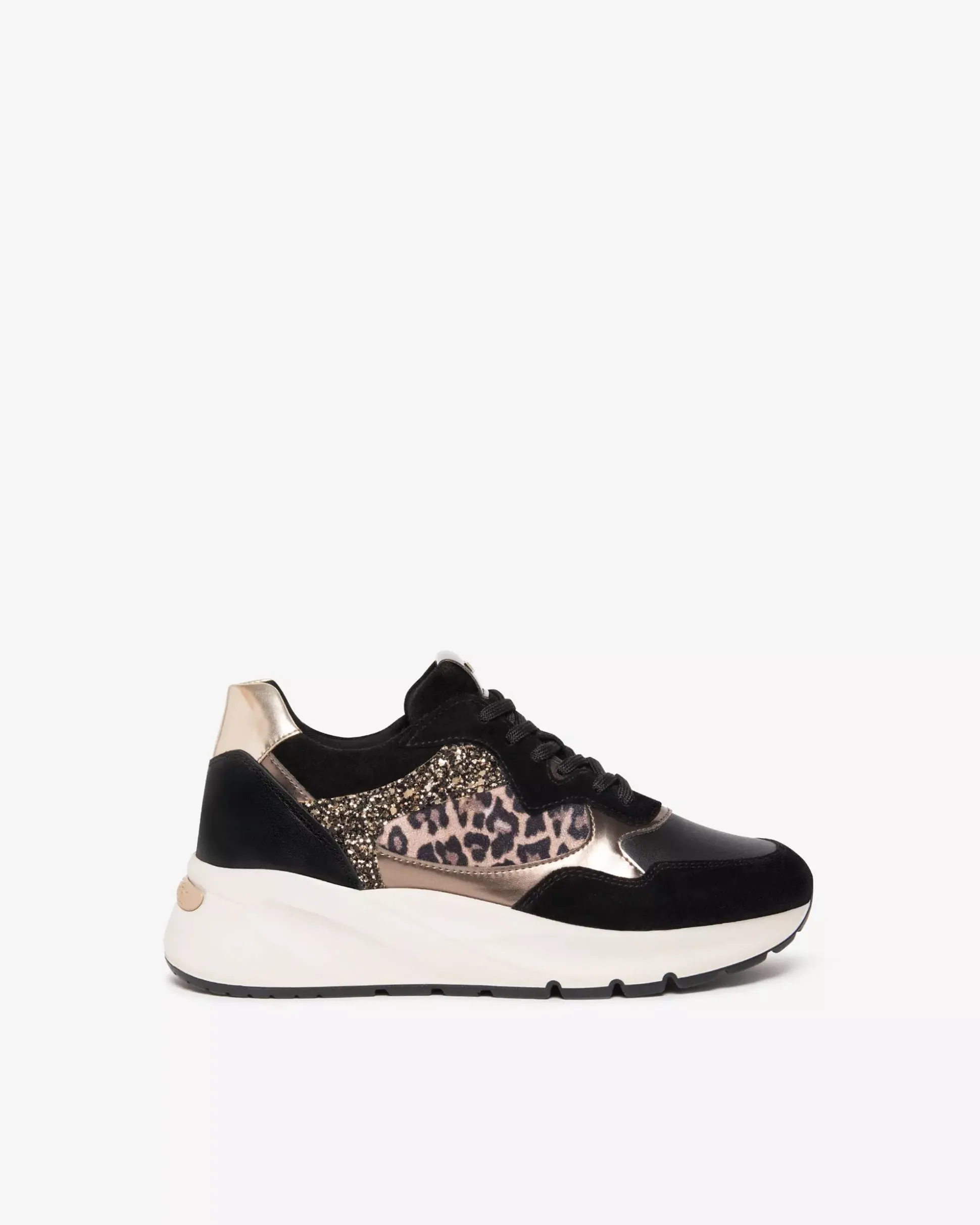 Sneakers Donna in Suede, Pelle e Materiale Tecnico
