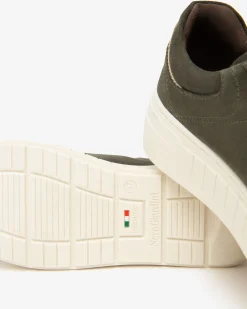 Sneakers Donna in Suede, Pelle  e Materiale Tecnico