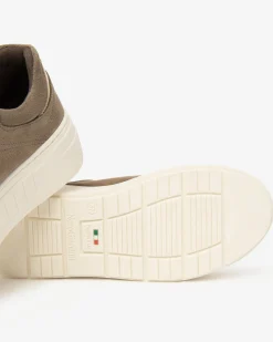 Sneakers Donna in Suede, Pelle  e Materiale Tecnico