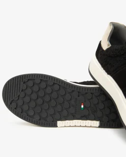 Sneakers Donna in Suede, Tessuto e Materiale Tecnico