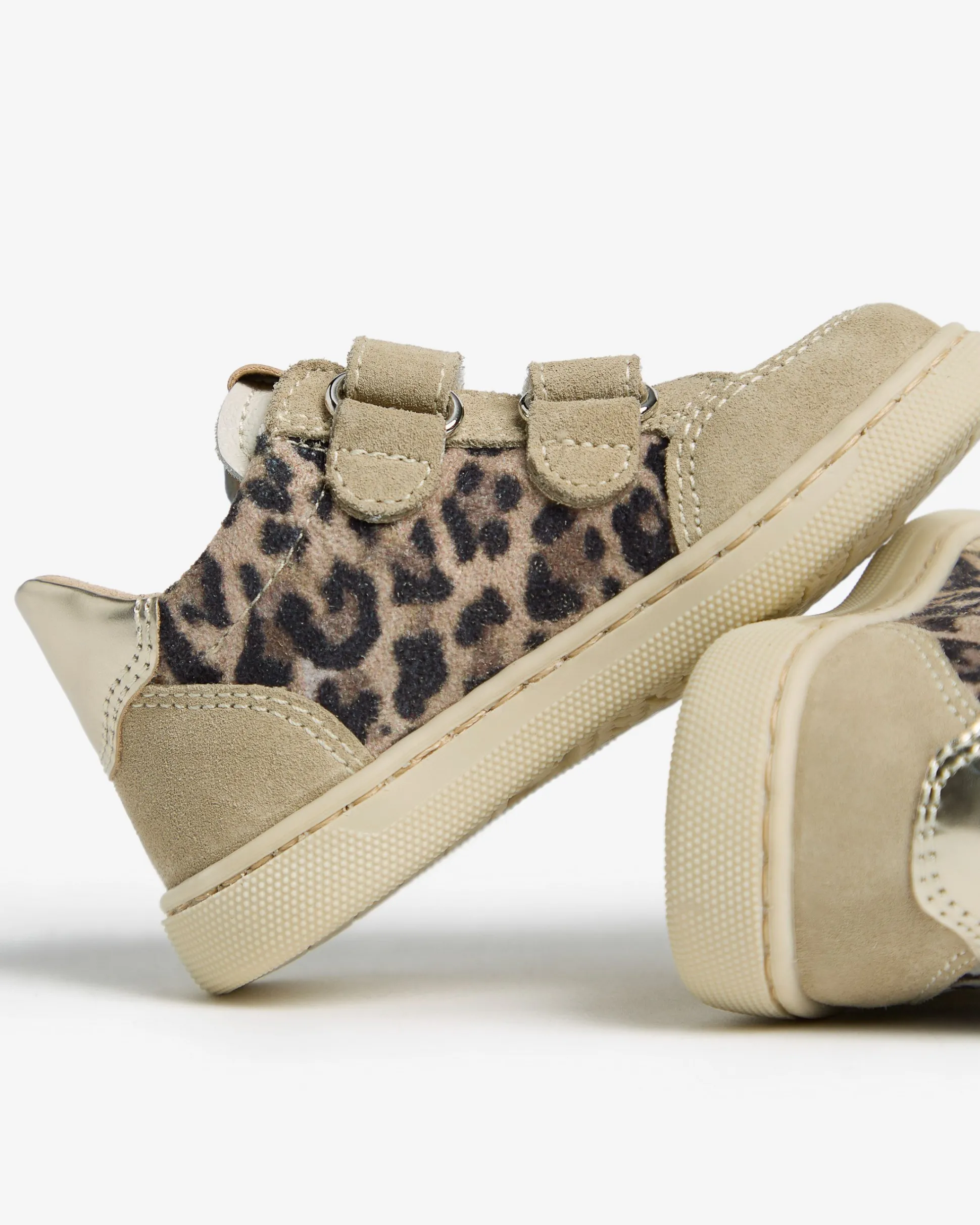 Sneakers Junior da Bambina in Camoscio, Pelle e Materiale Tecnico