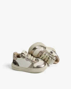 Sneakers Junior da Bambina in Pelle e Materiale Tecnico