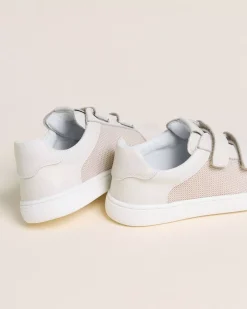 Sneakers Junior da Bambino in Pelle e Tela