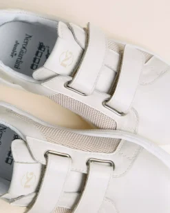 Sneakers Junior da Bambino in Pelle e Tela