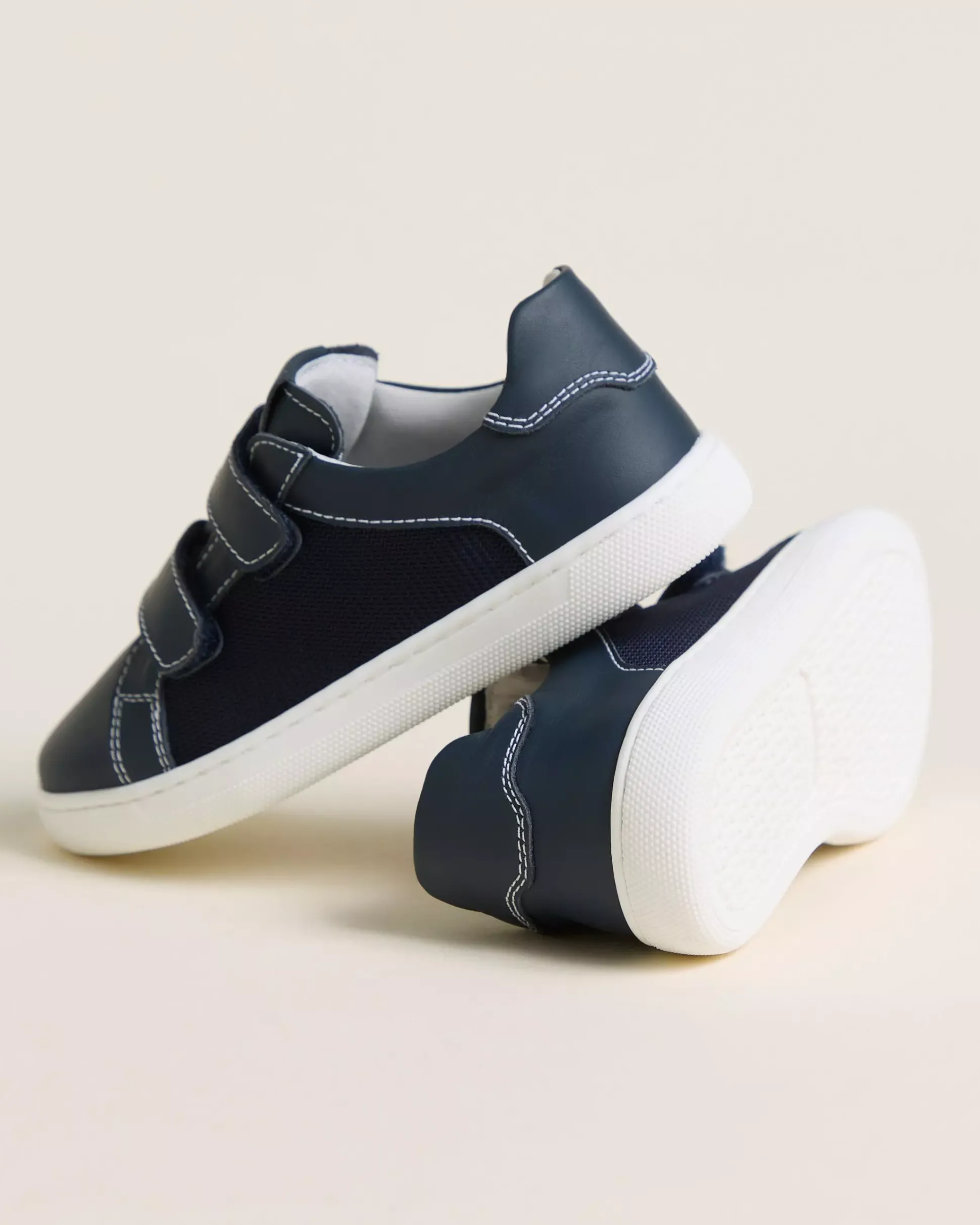 Sneakers Junior da Bambino in Pelle e Tela