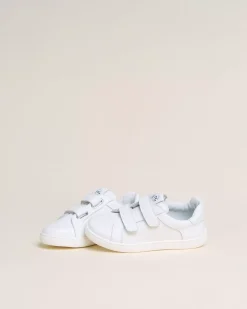 Sneakers Junior da Bambino in Pelle e Tela