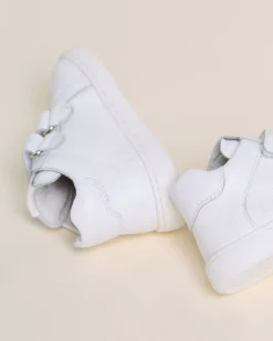 Sneakers Junior da Bambino in Pelle e Tela