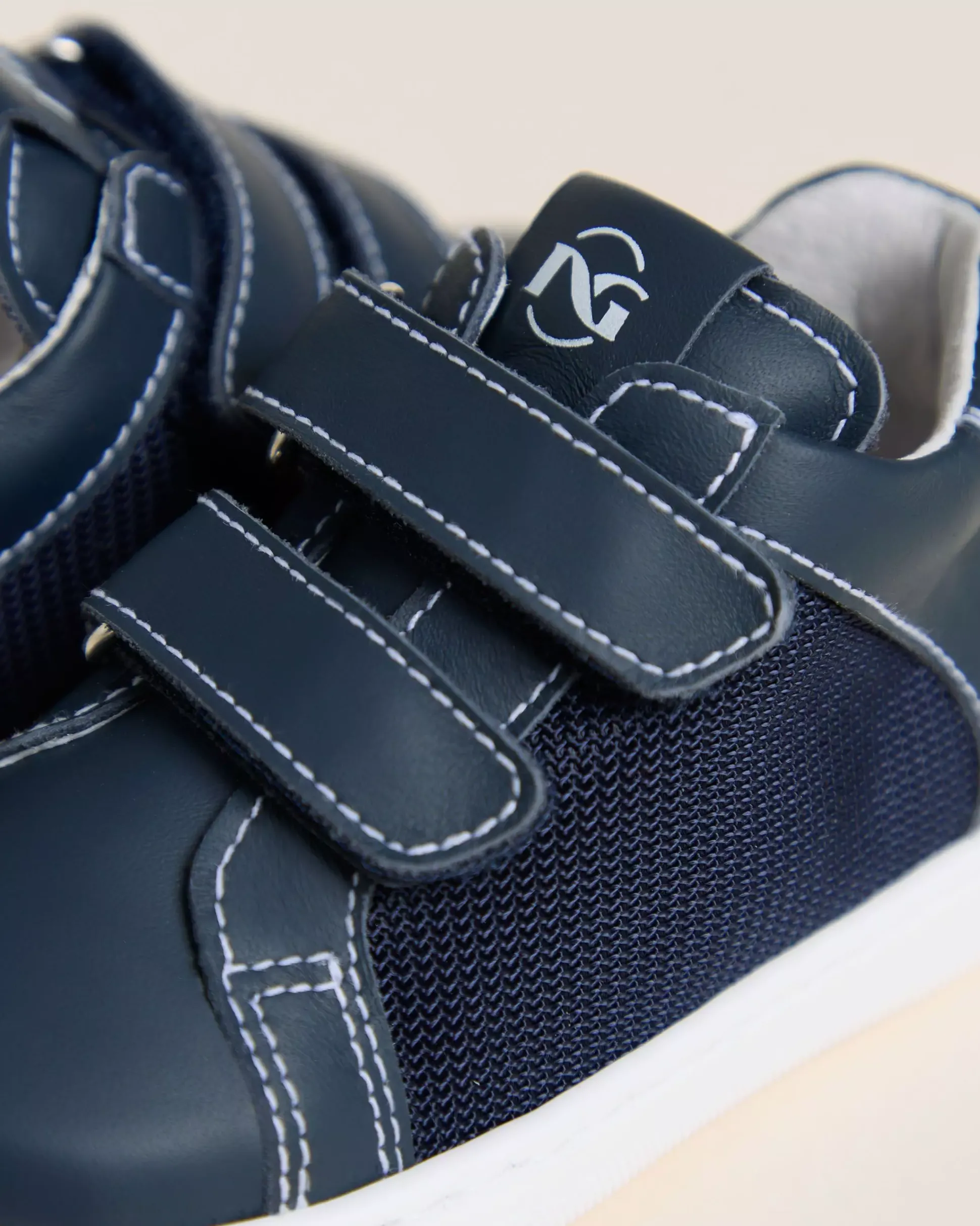 Sneakers Junior da Bambino in Pelle e Tela