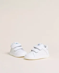 Sneakers Junior da Bambino in Pelle e Tela