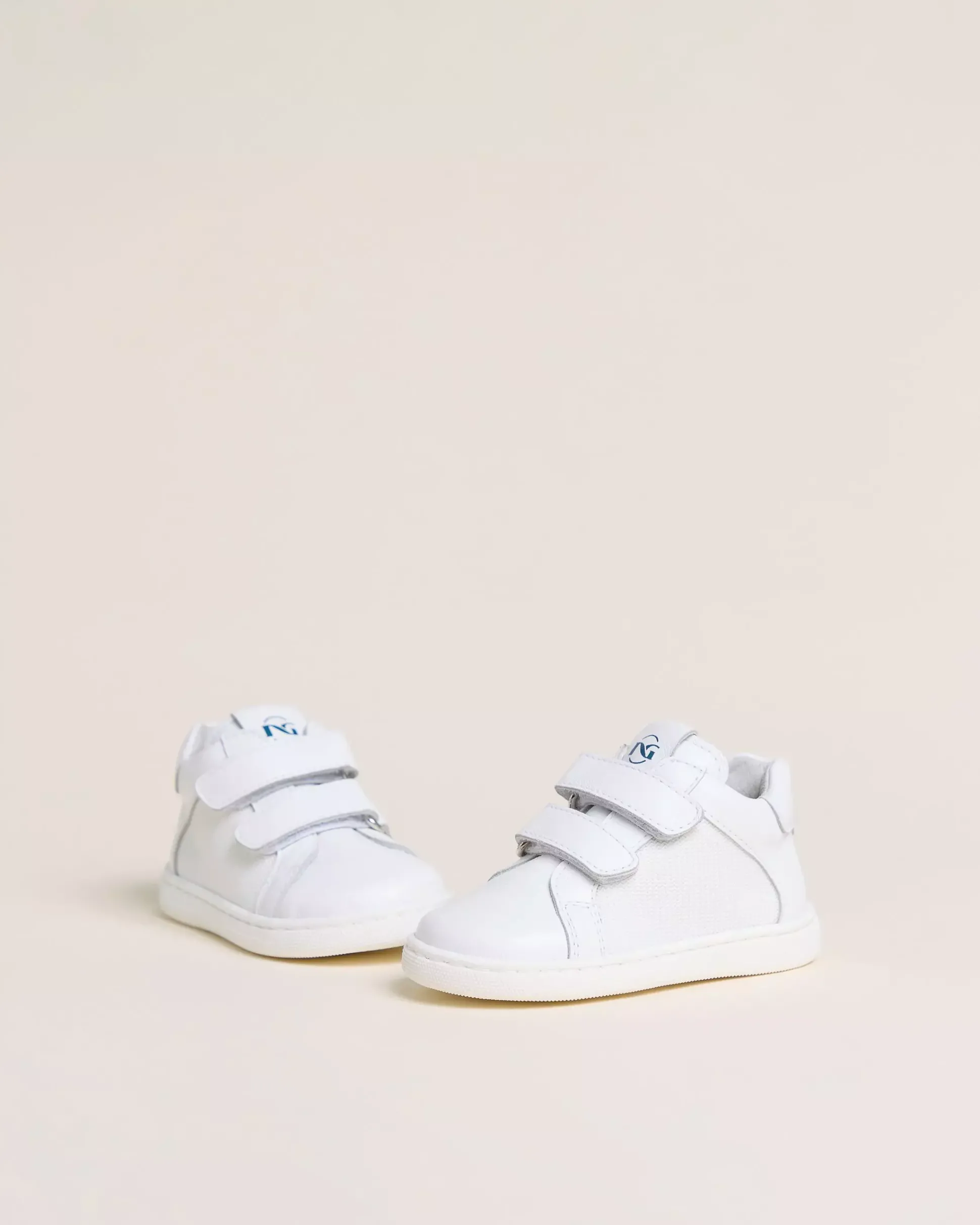 Sneakers Junior da Bambino in Pelle e Tela