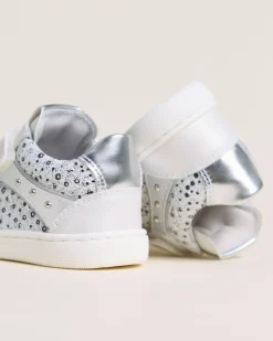 Sneakers Junior da Bambina in Materiale Tecnico e Tessuto